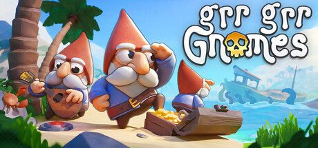 Official promotional image for emolingodev, FireAtacck’s game, Grr Grr Gnomes Sends Tiny Sailors Into a Very Big Ocean.