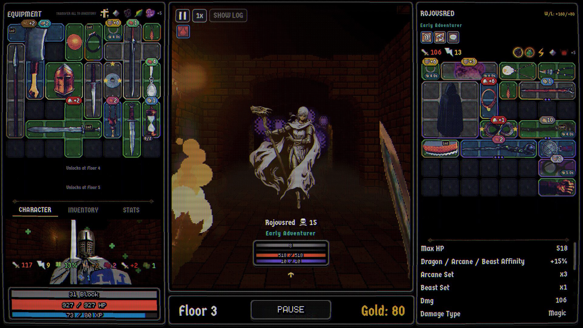 Official promotional image for louidev’s game, Dungeonbound Makes Its Dungeon Crawl an Auto-Battler.