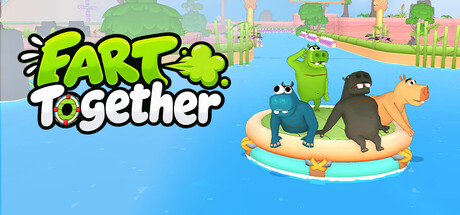 Official promotional image for GamesMrkt’s game, Fart Together Turns Co-op Coordination Into a Shared Raft Ride.