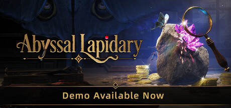 Official promotional image for Light Worm’s game, Abyssal Lapidary Makes Gem Cutting a Gothic Management Sim.