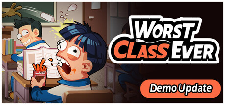 Official promotional image for Funcore Games’s game, Worst Class Ever Makes Classroom Mischief a Social Deduction Game.